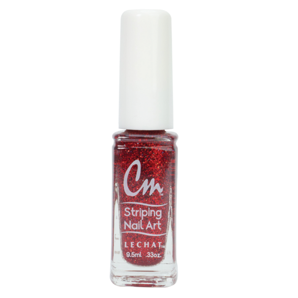 Nail Art - CM32 - Red Glitter